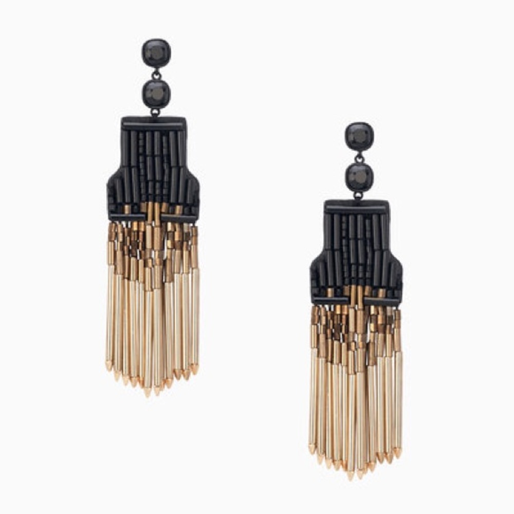 Stella & Dot Ombré Jasper Fringe Chandeliers